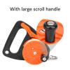 150ft Diving Line Reel, Diving Reel with Large Reel Handle, Diving Line Wheel for Drift Diving, Snorkeling, Kayaking and More(Orange) view 4