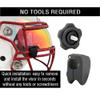GIKYTEC Football helmet visor Anti-Fog Scratch Resistant Used for riddell speed flex helmet - Football for Youth & Adult (GK0098-plating silver Anti-Fog) view 4