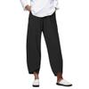 Generic Linen Pants Women Summer Linen Capri Pants for Women Wide Leg Pants Petite Black Harem Pants for Women Denim Cargo Pants Women Womens Linen Blend Pants,B-Black,Large view 1