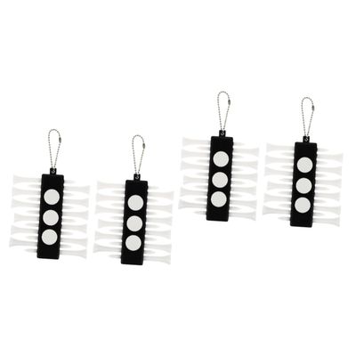 BESPORTBLE 4pcs Sticky Golf Holders Golf Tee Carriers Organizers Essential Sports Supplies for Golfers