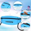 Hikeen Swim Belt for Kids,Water Aerobics Equipment with Fixing Straps and Zipped Pocket,Pool Exercise Equipment for Pool Exercises and Workouts (Blue,Kid) view 4