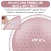 APEXUP Yoga Ball Exercise Ball Anti Slip Heavy Duty for Fitness, Balance & Core Workout (L (23"~26") 65cm, Pink) view 3