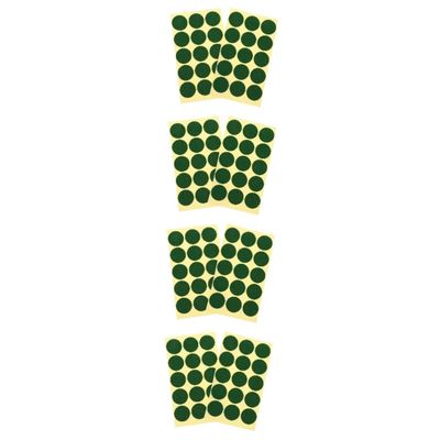 BESPORTBLE 8sheets Pool Table Spot Stickers Billiard Table Maker Dots Snooker Markers Green Dots Material Non-Toxic