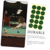 BESPORTBLE 8sheets Pool Table Spot Stickers Billiard Table Maker Dots Snooker Markers Green Dots Material Non-Toxic view 3