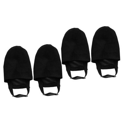 BESPORTBLE 2pairs Bowling Shoe Slider Elastic Bowling Slipping Mats for Men Women Washable Non-Deformation Easy to Use for All Shoe
