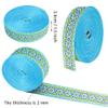 Grosun 1.5 inch Patterned Nylon Webbing Belt Webbing Straps Purse Straps Backpack Straps Nylon Belt for Seatbelt, Bags, Backpacks, Luggage (KK, 3.3 Yards) view 2
