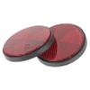 BESPORTBLE 3sets Plastic Round Reflective Warning Bike Reflectors Night Riding Easy Install for All Bicycles 2pcs*3 view 2