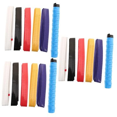 BESPORTBLE 18pcs Thickening Tennis Grip Tape Non- Overgrip for Badminton Racket Sweat-Absorbing Multi