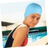 Parliky Pu Swim Cap for Adults Unisex Design and Swim Hat for and Curly Hair Comfortable Fit for Men and Women for Swimming and Bathing view 4