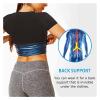 TIGAILIAN Sweat T-Shirt Men's Sweat Suit, Neoprene Sauna Shirt Fitness Trainer Waist, Gym Tank Top Body Shaper Workout Yoga Bodybuilding Running Sauna Suits (Color : Women, Size : Large) view 3