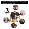 TIGAILIAN Sweat T-Shirt Men's Sweat Suit, Neoprene Sauna Shirt Fitness Trainer Waist, Gym Tank Top Body Shaper Workout Yoga Bodybuilding Running Sauna Suits (Color : Women, Size : Large) view 4