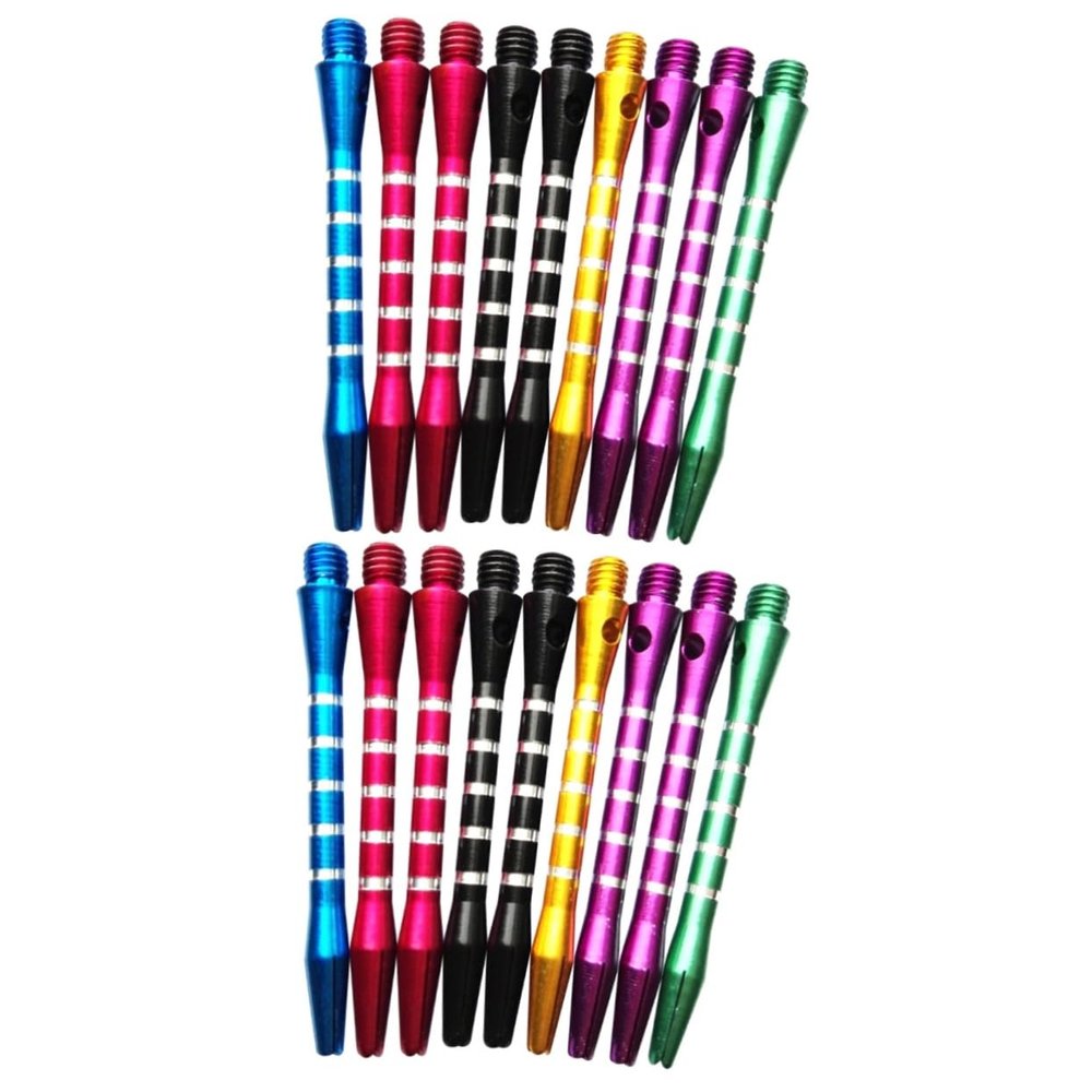 BESPORTBLE 18 Pcs Aluminium Shafts Darts Metal Shafts Tips