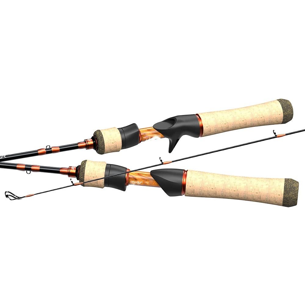 Bait System Spinning Casting Fishing Rod Carbon Fiber 2 Pieces 1.53-1.8m 1-8g for Fishing (Size : Spinning (1.80m-UL))