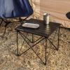 ROCK CLOUD Portable Camping Table Ultralight Aluminum Camp Table Folding Compact Beach Table for Camping Hiking Backpacking Outdoor Picnic, Reinforced Small view 2