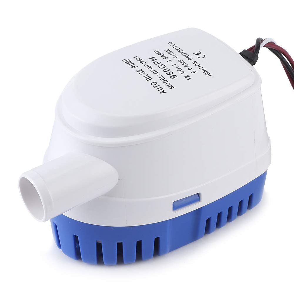 CFTGIW 12V 950gph Automatic Submersible Bilge Pump Marine Boat Accessory