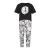 BOXIACEY Women's Lounge Sets, 2 Piece Outfits for Women Summer Cotton Linen Set Plus Size Camouflage Sets Casual Two Piece Tracksuit Sets view 3