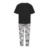 BOXIACEY Women's Lounge Sets, 2 Piece Outfits for Women Summer Cotton Linen Set Plus Size Camouflage Sets Casual Two Piece Tracksuit Sets view 4