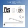 VIBURISH 50W Wall Mounted Halogen Exam Light Lamp 1.5m Shadowless Operating Lamp view 4
