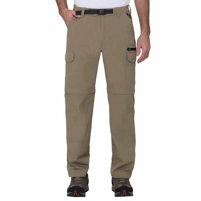 BC Clothing Cargo Pants for Men - Tactical Pants - Hiking Convertible Outdoor Pants Men (Tan, XXLx32)