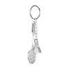 CFTGIW 12Pcs Cute Badminton Racket Keychain, Fashionable Keyrings for Lovers, Made of Alloy view 3