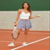 Oyamiki Womens Floral Print Skirt Inner Short Tennis Skirts Plus Size Athletic Skort Flowy Skorts with Pockets Fashion Golf Clothing XL view 3