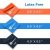 A AZURELIFE Resistance Bands,Professional Long Non-Latex Elastic Stretch Bands,Exercise Bands for Physical Therapy, Yoga, Pilates, Rehab, at-Home or The Gym Workouts, Strength Training view 3