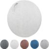 OMIREL Protective Ball Cover for Office and Home 55/65/75Cm Exercise Ball Cover Home-Use Yoga with Convenient Carry Handles Foldable Durable Office Chair Balance Ball Chair,White,55cm view 1