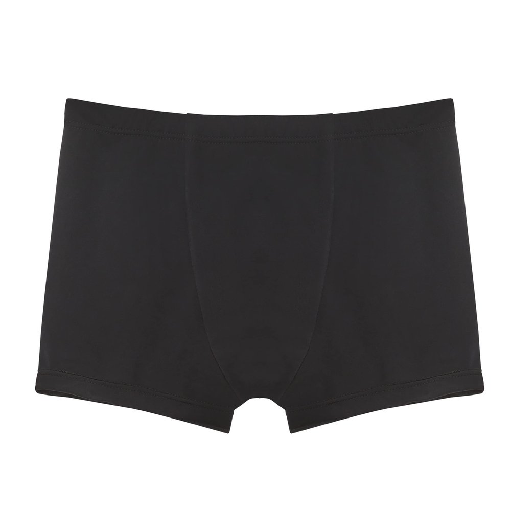 City Threads Quick-Dry Swim Liner for Boys UPF 50+ Made in USA, Boxer Brief Liner to Wear Under Trunks (Black, 4-5T)