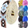 Grosun 1.5 inch Patterned Nylon Webbing Belt Webbing Straps Purse Straps Backpack Straps Nylon Belt for Seatbelt, Bags, Backpacks, Luggage (LL, 10 Yards) view 1