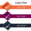 A AZURELIFE Resistance Bands,Professional Long Non-Latex Elastic Stretch Bands,Exercise Bands for Physical Therapy, Yoga, Pilates, Rehab, at-Home or The Gym Workouts, Strength Training view 3