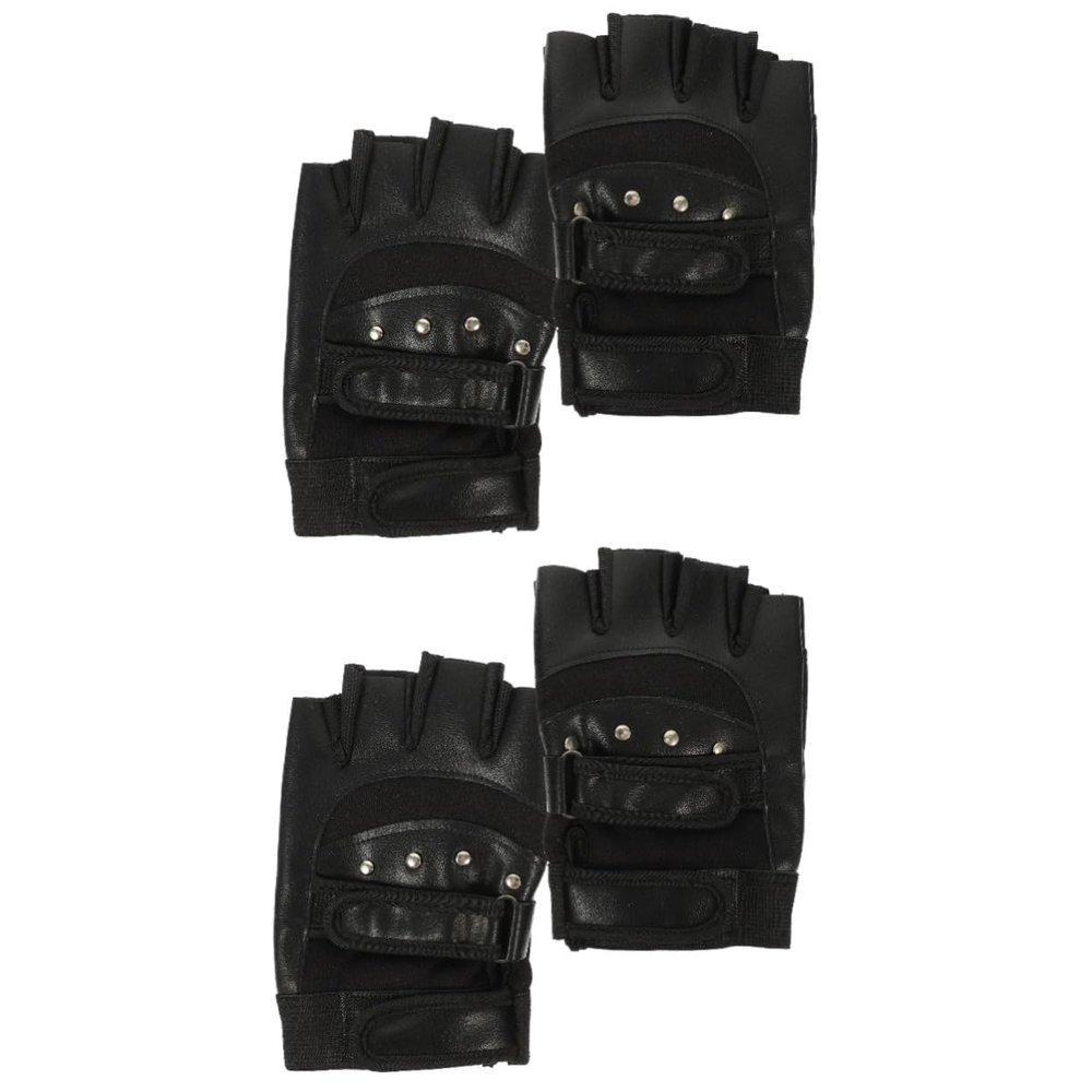 BESPORTBLE 2pairs Fitness Gloves for Men Women Breathable Non- Gym Gloves Shock Absorption for Outdoor Sports Cycling Weight Lifting Wrist Seal