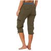 Generic Hippie Pants Linen Capri Pants for Women Black Capris for Women Casual Summer Beach Pants Women Women Plus Size Pants Parachute Cargo Pants for Women,AG,Large view 3