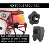 GIKYTEC Football helmet visor Anti-Fog Scratch Resistant Used for riddell speed flex helmet - Football for Youth & Adult (black Anti-Fog) view 4