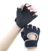 BESPORTBLE 2pairs Dumbbell Fitness Barbell Strength Training Gloves Women's Half Finger Exercise Gloves Sports Grip Strength Trainer Grey view 2