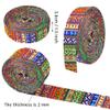 Grosun 1.5 inch Patterned Nylon Webbing Belt Webbing Straps Purse Straps Backpack Straps Nylon Belt for Seatbelt, Bags, Backpacks, Luggage (QQ, 10 Yards) view 2