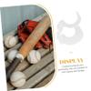 BESPORTBLE 6pairs Wall-mounted Bat Display Rack for Baseball Tennis and Hockey Bats and Stylish Holder for Storage and Decoration for Home Sports Memorabilia view 2