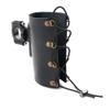 GZYF 22-28mm Cup Handlebar Holder Drink Hanging Mount Bottle Synthetic Leather Black For Universal Dirt Bike ATV Scooter Cafe Racer Chopper Motorcycle view 1