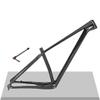 HIMALO 27.5er 29er Mountain Bike Frame Carbon Disc Brake Bike Frame 15''/17''/19'' AM XC Hardtail Frame Thru Axle 12x142mm Internal Routing (Color : Glossy Black, Size : 27.5 * 17'') view 1