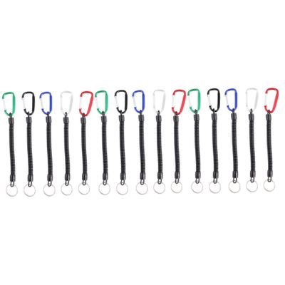 BESPORTBLE 3sets Retractable Fishing Coiled Lanyard Elastic Tool for Men Women Pu Material Versatile Use Fishing Workshops Outdoors Random Colors