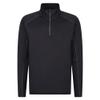 Regatta Mens Core Stretch Half Zip Midlayer (XXL) (Black) view 4