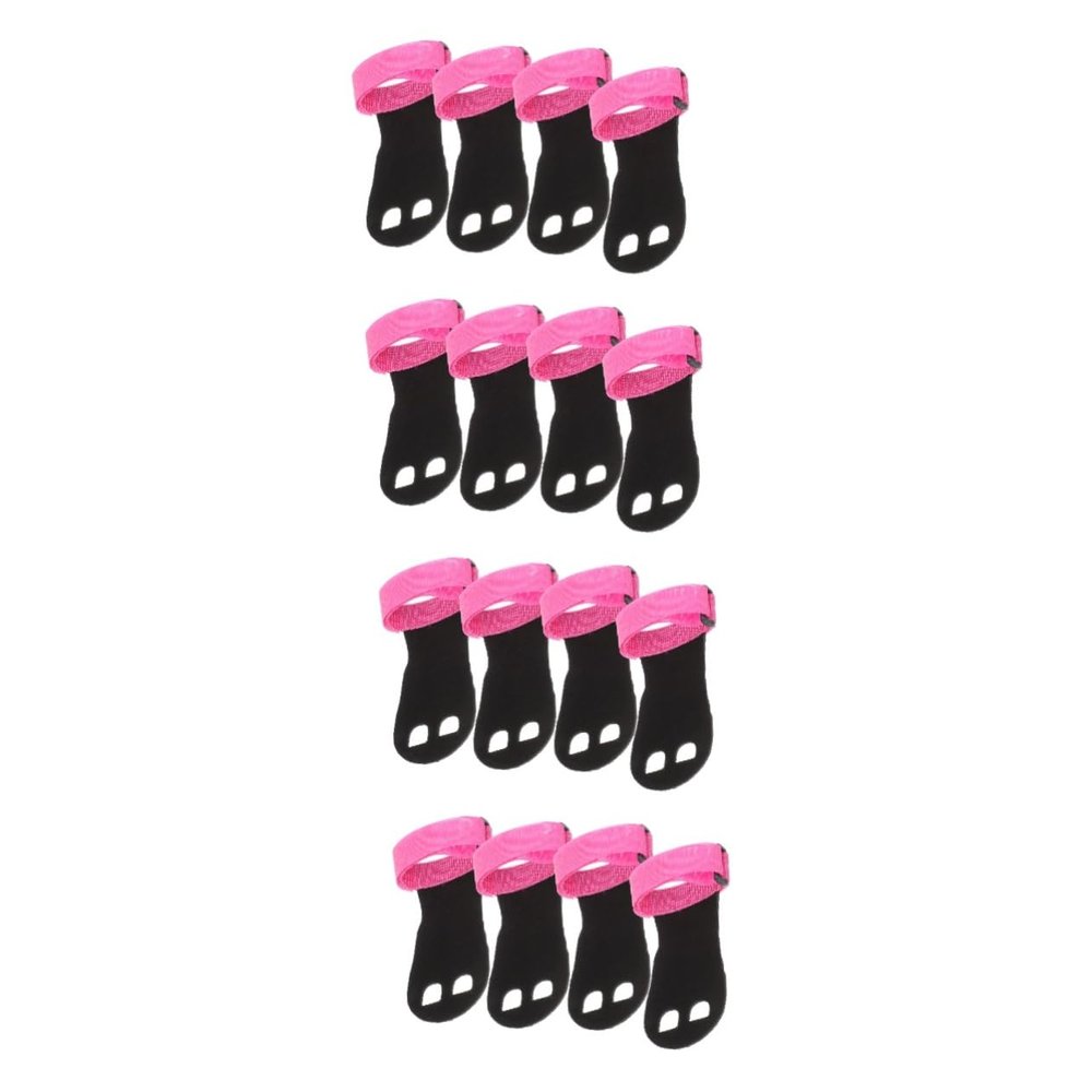 BESPORTBLE 8pairs Workout Gloves Exercise Gloves Training Palm Pads Non-Slip Wrist Straps Grip Palm Protectors for Barbell Lifting and Pull-ups