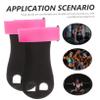 BESPORTBLE 8pairs Workout Gloves Exercise Gloves Training Palm Pads Non-Slip Wrist Straps Grip Palm Protectors for Barbell Lifting and Pull-ups view 4