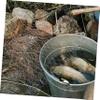 BESPORTBLE 2pcs Fishing Net Fly Fishing Net Saltwater Replacement Bag Mesh Basket Knotless view 3