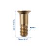 ACROPIX M5x14.2mm Gold Tone Universal Bicycle Bike Rear Derailleur Wheel Bolts Screw - Pack of 2 view 4