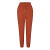 Hippie Pants Linen Pants for Women Casual Summer 3/4 Pants for Women Casual Capris for Women Summer Crinkle Pants Red Pants Women,Orange,XX-Large view 2