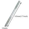 Meuey Lyot Bike Axle 145mm Bicycle Multiple Speed Front Hub Axle 3/8 Inch Silver 26 tpi Hub Cone Lock Nut Washer Kit 1PCS view 3