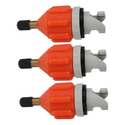 BESPORTBLE 3pcs Kayak Air Valve Adapter Inflatable Sup Pump Nozzle for Board Versatile Air Pump Converter and Components Easy to Use and Portable