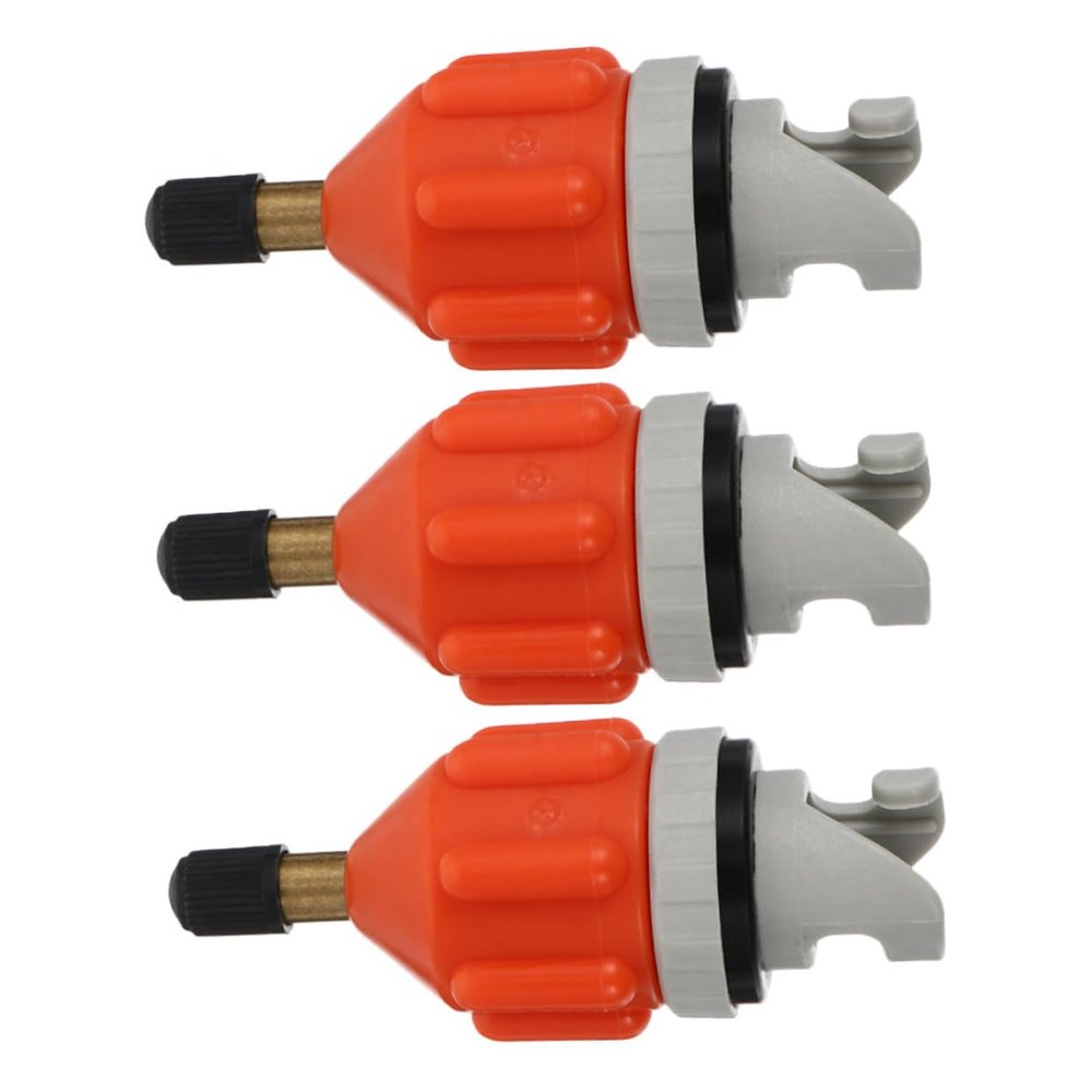 BESPORTBLE 3pcs Kayak Air Valve Adapter Inflatable Sup Pump Nozzle for Board Versatile Air Pump Converter and Components Easy to Use and Portable