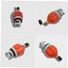 BESPORTBLE 3pcs Kayak Air Valve Adapter Inflatable Sup Pump Nozzle for Board Versatile Air Pump Converter and Components Easy to Use and Portable view 3