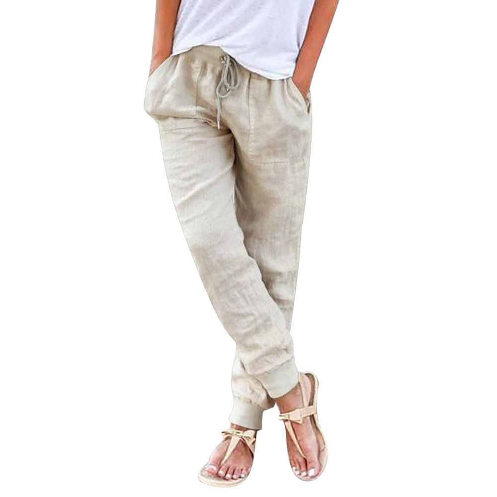 Palazzo Pants for Women Plus Size Pants for Women Teacher Outfits for Women Plus Size Linen Sets for Women White Trousers Women White Linen Women,Khaki,3X-Large